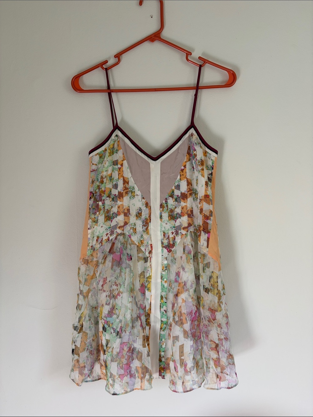Elizabeth and James Multi-Color Floral Mini Slip Dress